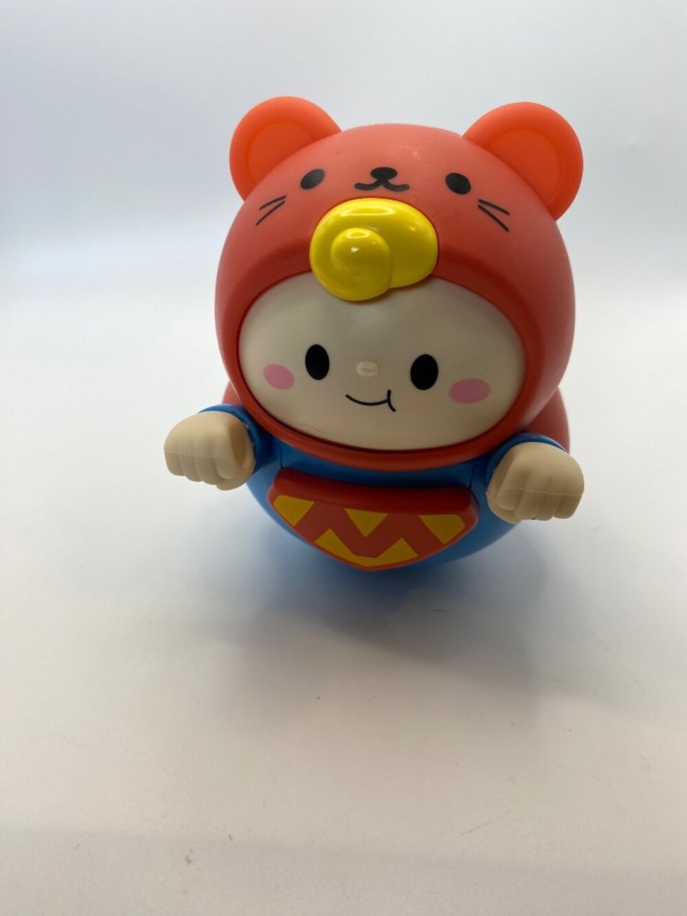 Superhero-Themed Toy Figure With Bear Costume & Cape Durable Plastic and silicon
